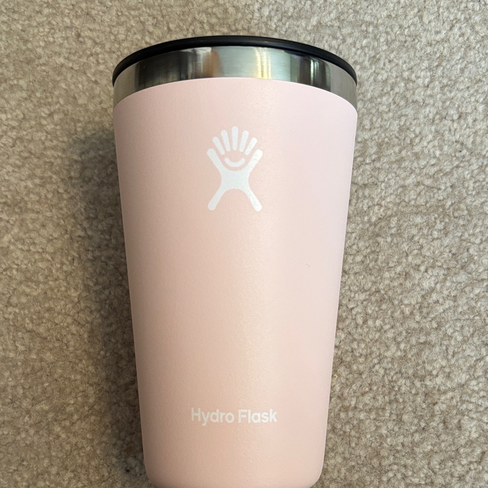 Hydro Flask All Around Tumbler-Trillium color (light pink). NWTs